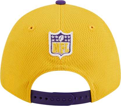 Minnesota Vikings New Era 2023 Sideline 9FORTY Adjustable Hat - Gold/Purple