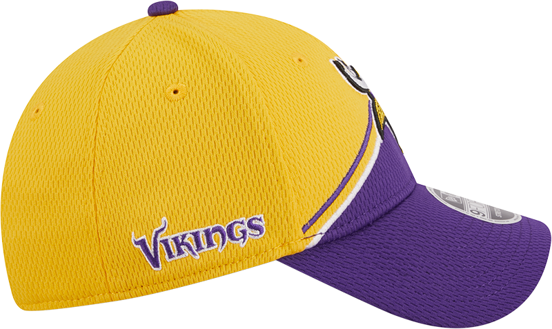 Minnesota Vikings New Era 2023 Sideline 9FORTY Adjustable Hat - Gold/Purple