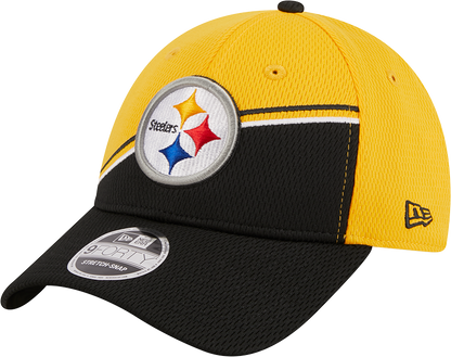 Pittsburgh Steelers New Era 2023 Sideline 9FORTY Adjustable Hat - Gold/Black