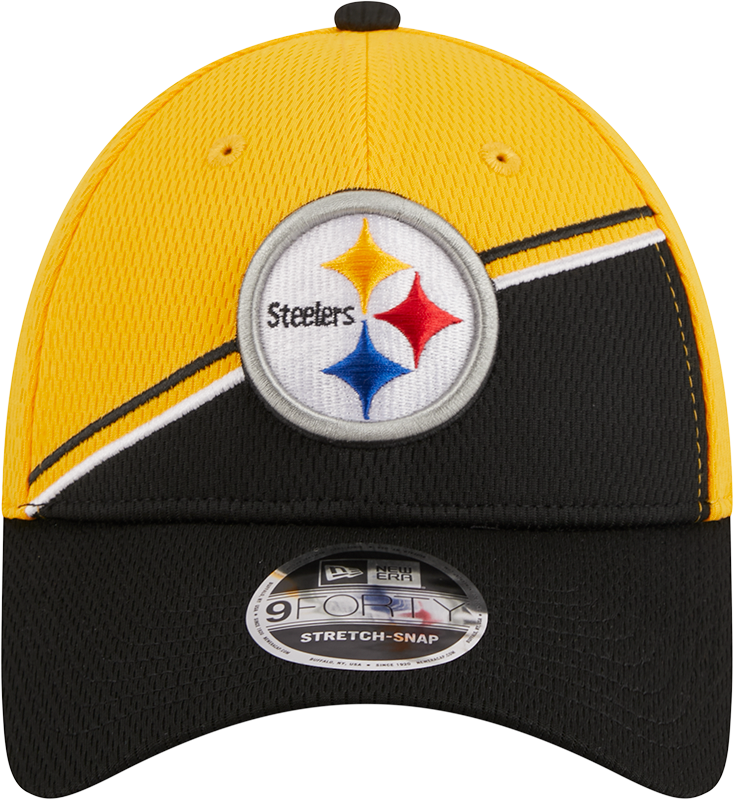 Pittsburgh Steelers New Era 2023 Sideline 9FORTY Adjustable Hat - Gold/Black