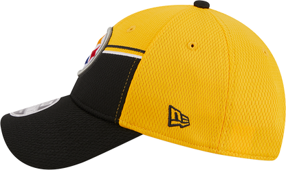 Pittsburgh Steelers New Era 2023 Sideline 9FORTY Adjustable Hat - Gold/Black