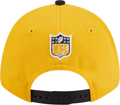 Pittsburgh Steelers New Era 2023 Sideline 9FORTY Adjustable Hat - Gold/Black