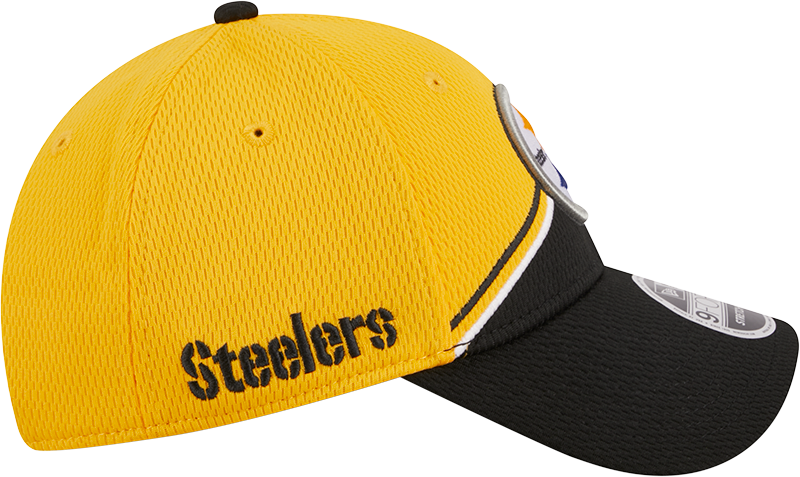 Pittsburgh Steelers New Era 2023 Sideline 9FORTY Adjustable Hat - Gold/Black