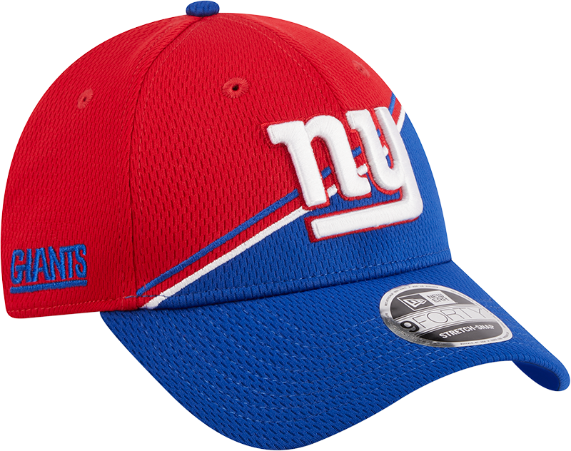 New York Giants New Era 2023 Sideline 9FORTY Adjustable Hat - Red/Royal