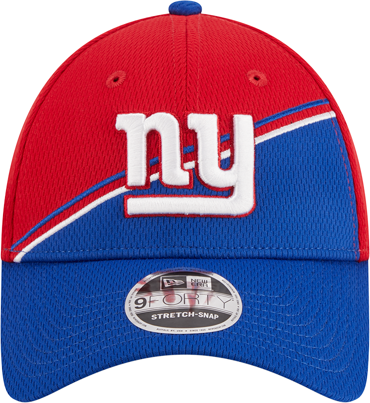 New York Giants New Era 2023 Sideline 9FORTY Adjustable Hat - Red/Royal