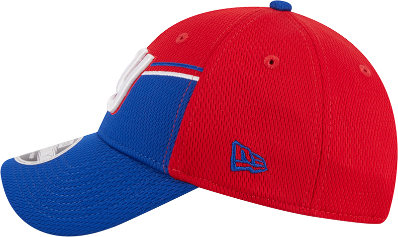 New York Giants New Era 2023 Sideline 9FORTY Adjustable Hat - Red/Royal