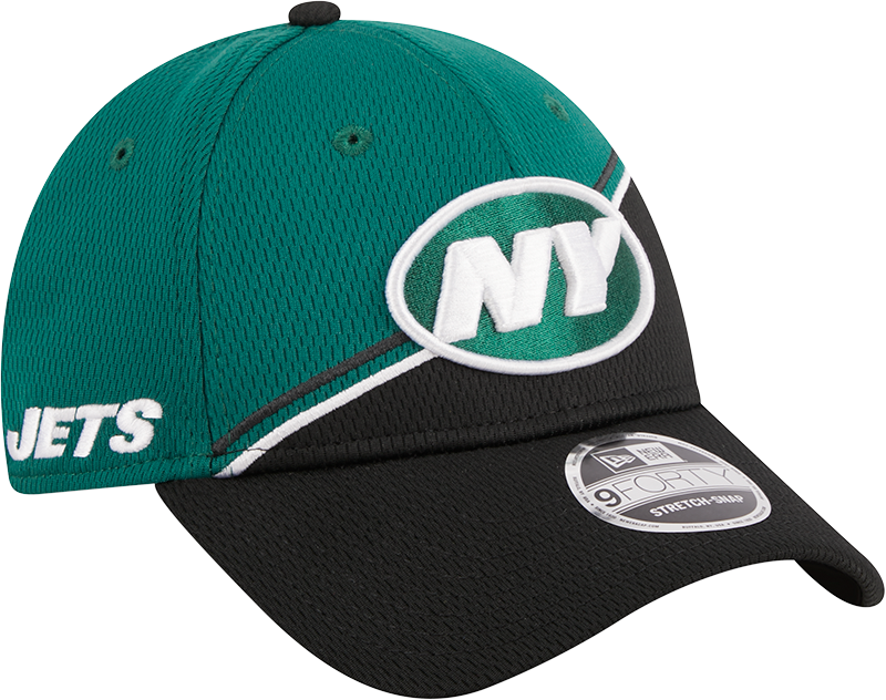 New York Jets New Era 2023 Sideline 9FORTY Adjustable Hat - Green/Black