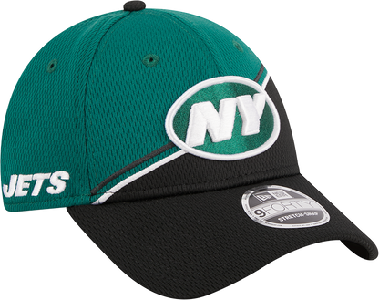 New York Jets New Era 2023 Sideline 9FORTY Adjustable Hat - Green/Black