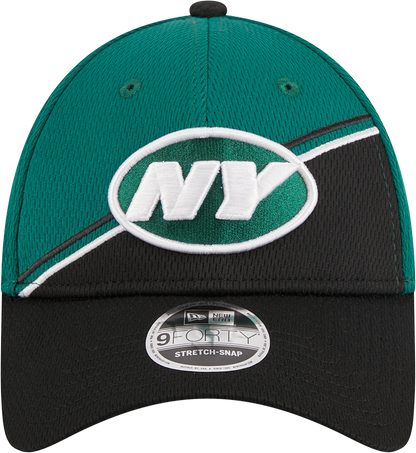 New York Jets New Era 2023 Sideline 9FORTY Adjustable Hat - Green/Black