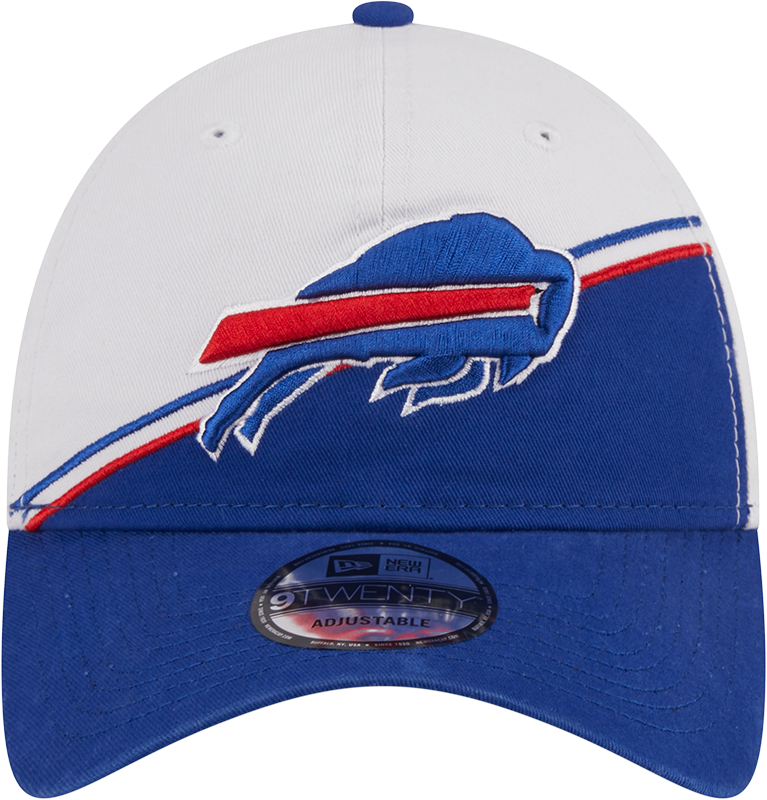 Buffalo Bills New Era 2023 Sideline 9TWENTY Adjustable Hat - White/Royal