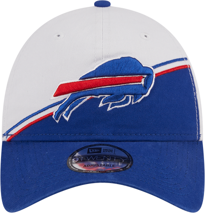 Buffalo Bills New Era 2023 Sideline 9TWENTY Adjustable Hat - White/Royal