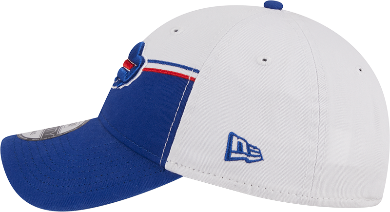 Buffalo Bills New Era 2023 Sideline 9TWENTY Adjustable Hat - White/Royal