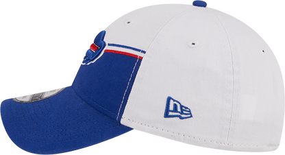 Buffalo Bills New Era 2023 Sideline 9TWENTY Adjustable Hat - White/Royal