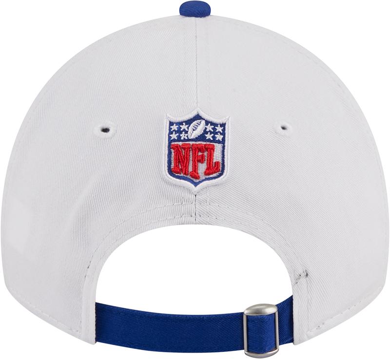 Buffalo Bills New Era 2023 Sideline 9TWENTY Adjustable Hat - White/Royal