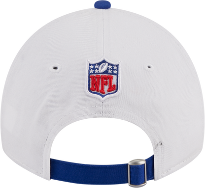 Buffalo Bills New Era 2023 Sideline 9TWENTY Adjustable Hat - White/Royal