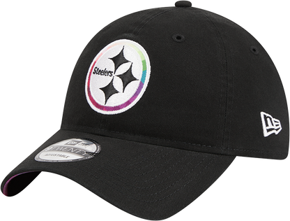 Pittsburgh Steelers New Era 2023 NFL Crucial Catch 9TWENTY Adjustable Hat - Black