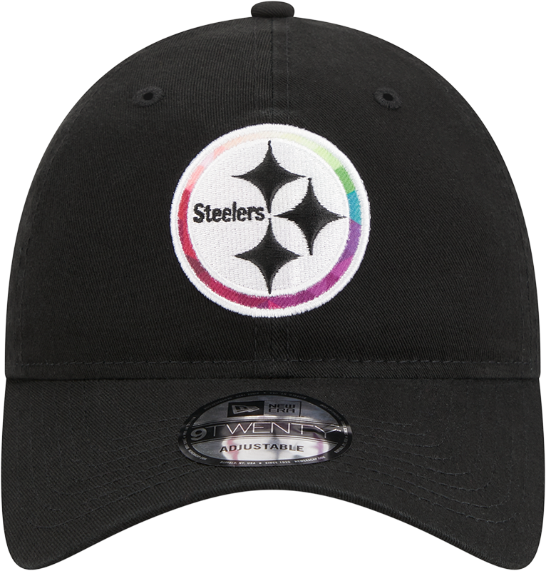 Pittsburgh Steelers New Era 2023 NFL Crucial Catch 9TWENTY Adjustable Hat - Black