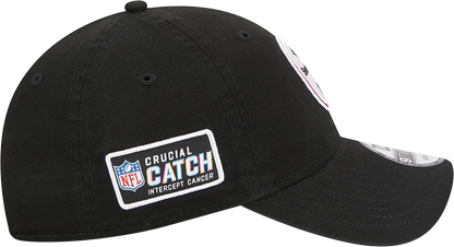 Pittsburgh Steelers New Era 2023 NFL Crucial Catch 9TWENTY Adjustable Hat - Black