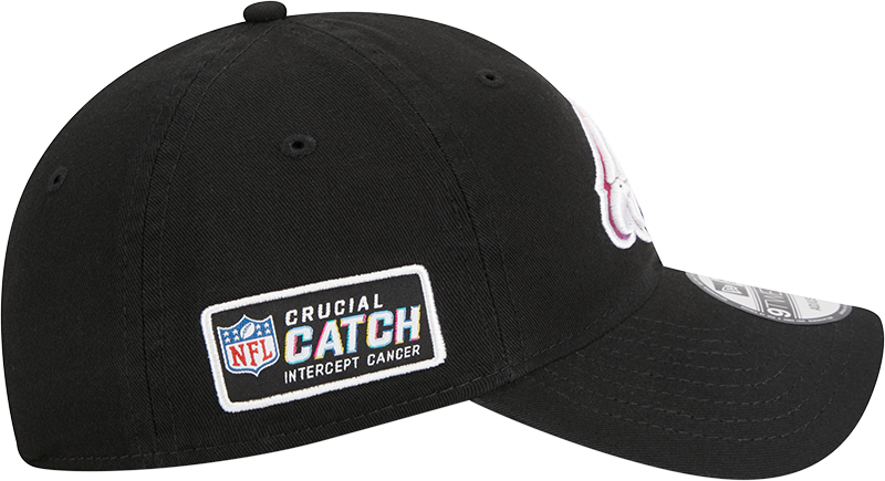 Philadelphia Eagles New Era 2023 NFL Crucial Catch 9TWENTY Adjustable Hat - Black