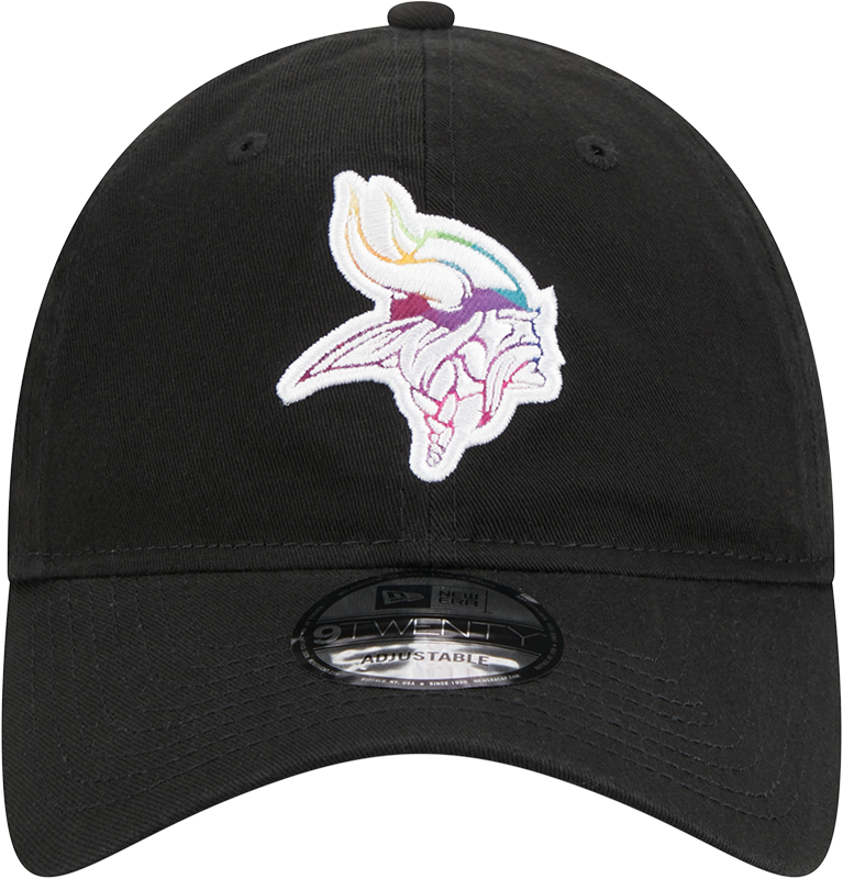 Minnesota Vikings New Era 2023 NFL Crucial Catch 9TWENTY Adjustable Hat - Black