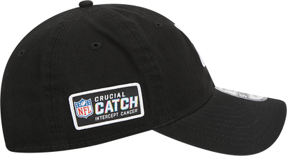 Minnesota Vikings New Era 2023 NFL Crucial Catch 9TWENTY Adjustable Hat - Black