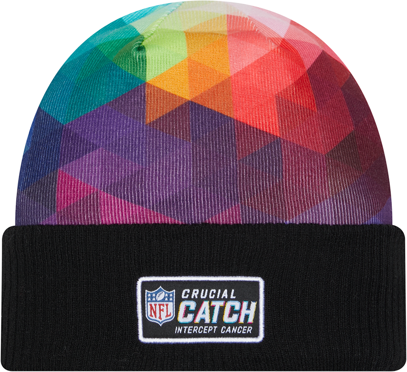 Miami Dolphins New Era 2023 NFL Crucial Catch Cuffed Knit Hat - Black