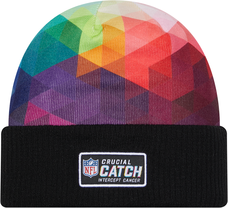 Minnesota Vikings New Era 2023 NFL Crucial Catch Cuffed Knit Hat - Black