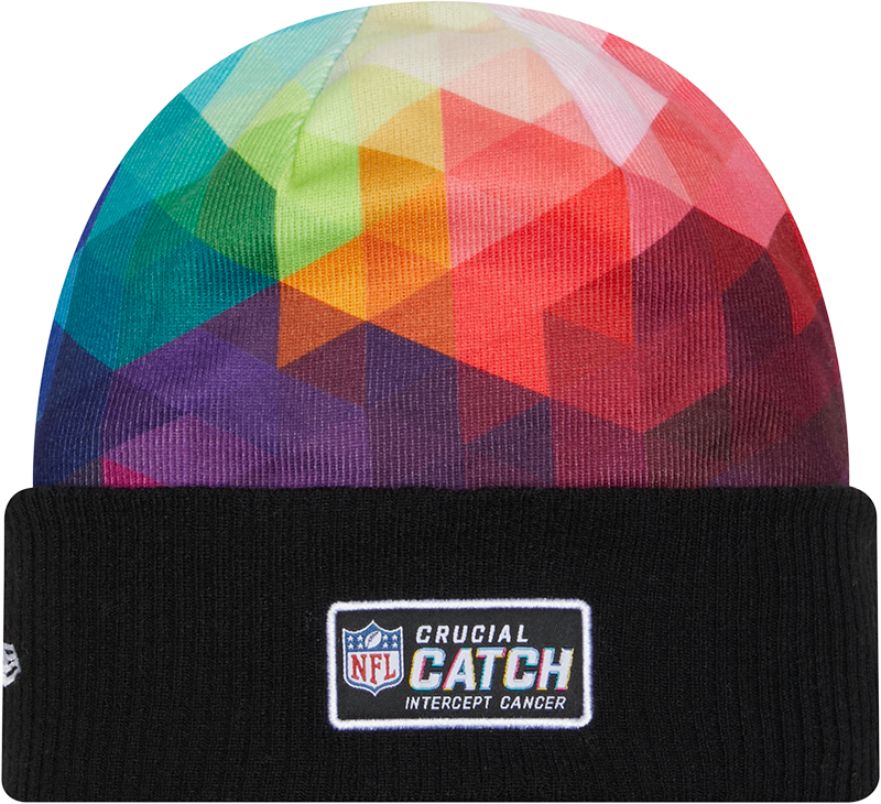 Philadelphia Eagles New Era 2023 NFL Crucial Catch Cuffed Knit Hat - Black