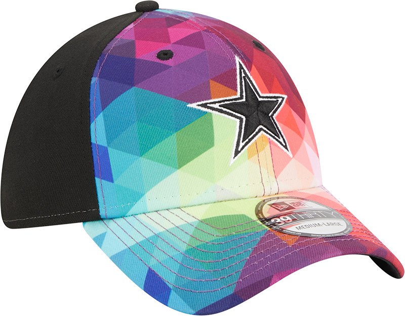 Dallas Cowboys New Era 2023 NFL Crucial Catch 39THIRTY Flex Hat - Pink