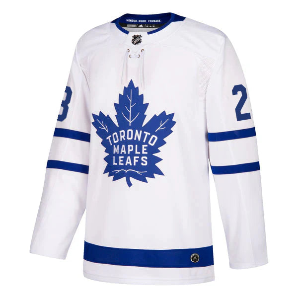MATTHEW KNIES TORONTO MAPLE LEAFS YOUTH PLAYER AWAY JERSEY