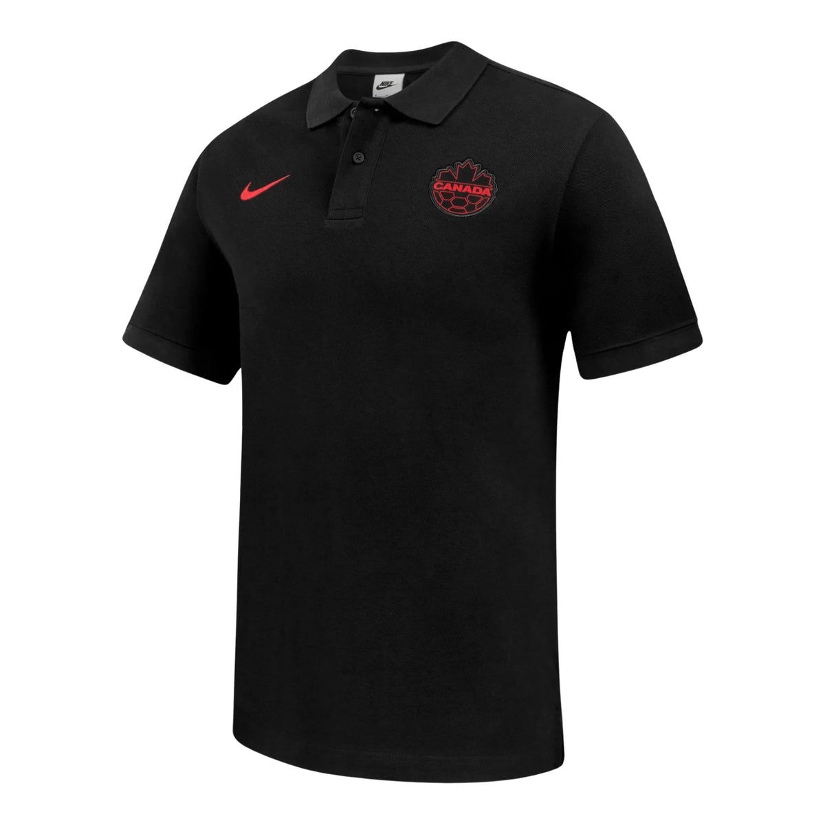 2026 WORLD CUP CANADA SOCCER MEN'S NIKE MATCHUP POLO - BLACK
