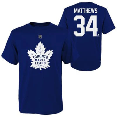 AUSTON MATTHEWS TORONTO MAPLE LEAFS YOUTH PLAYER TEE-SHIRT