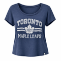 TORONTO MAPLE LEAFS WOMEN'S TEE-SHIRT - NAVY