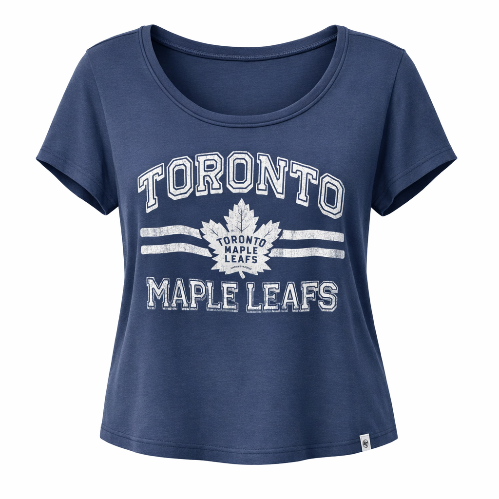 TORONTO MAPLE LEAFS WOMEN'S TEE-SHIRT - NAVY