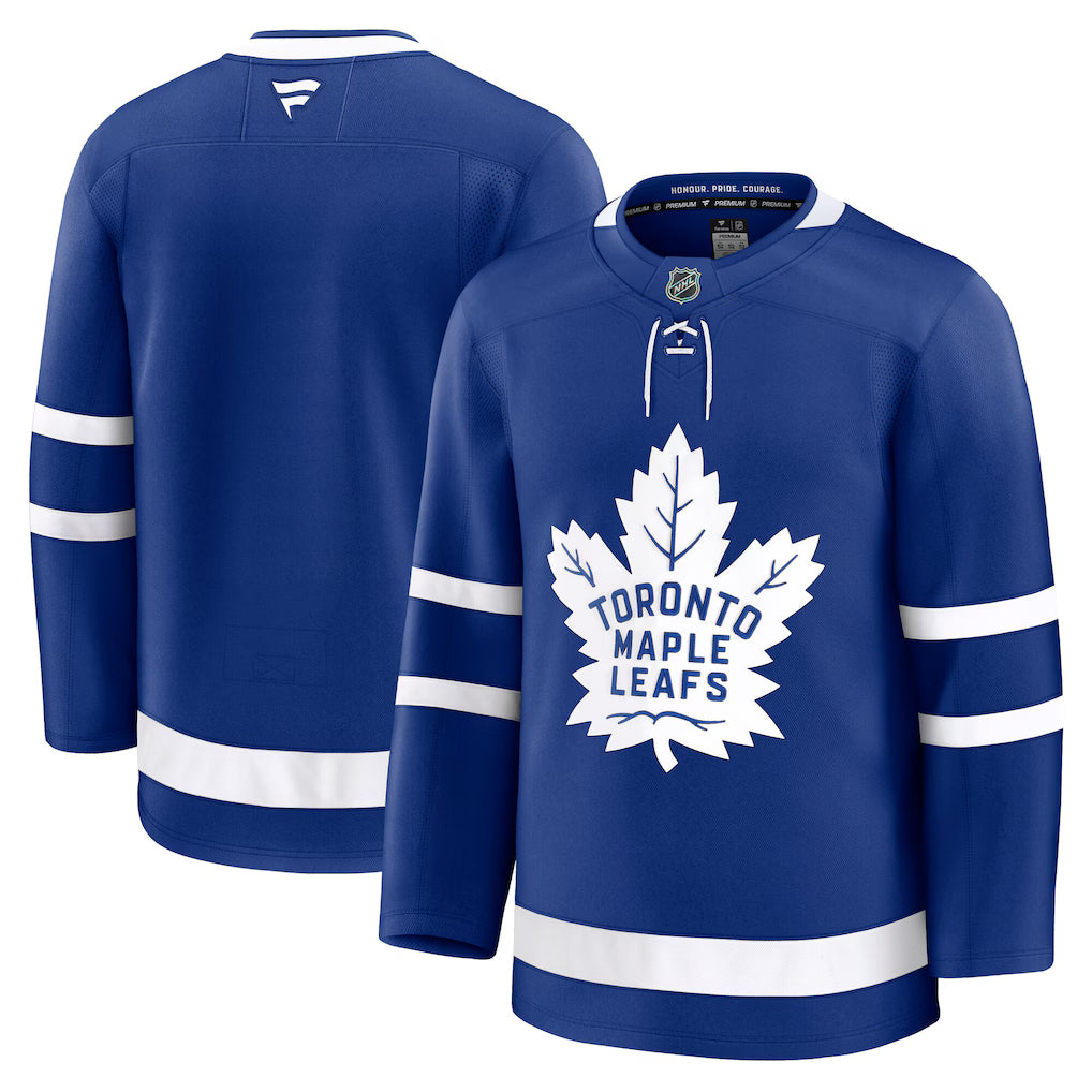Men's Toronto Maple Leafs Fanatics Home Premium Blank Jersey - Blue