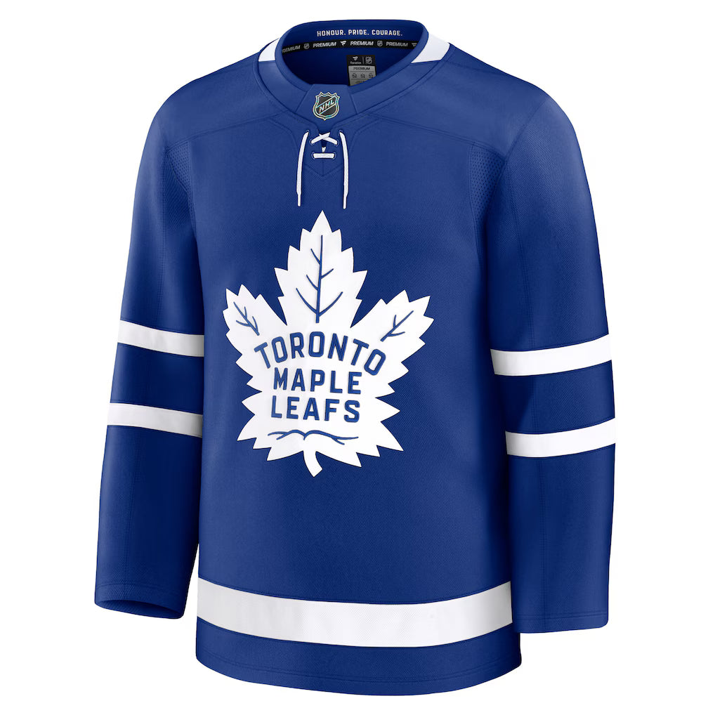 Men's Toronto Maple Leafs Fanatics Home Premium Blank Jersey - Blue