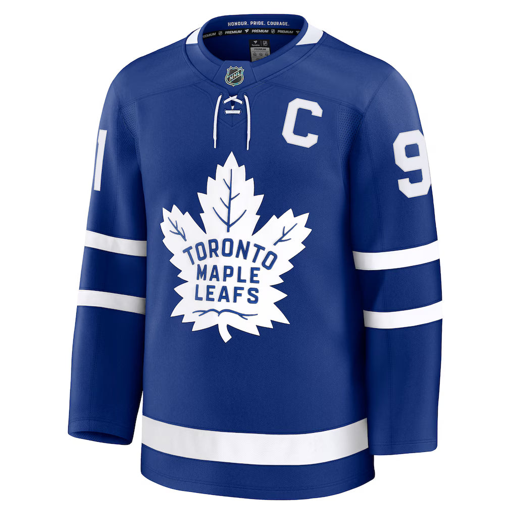 JOHN TAVARES TORONTO MAPLE LEAFS FANATICS HOME PREMIUM PLAYER JERSEY - BLUE
