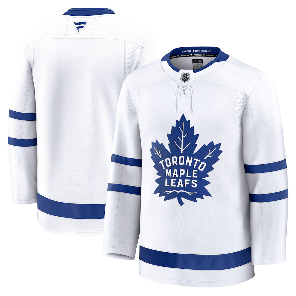 Men's Toronto Maple Leafs Fanatics Away Premium Blank Jersey - White
