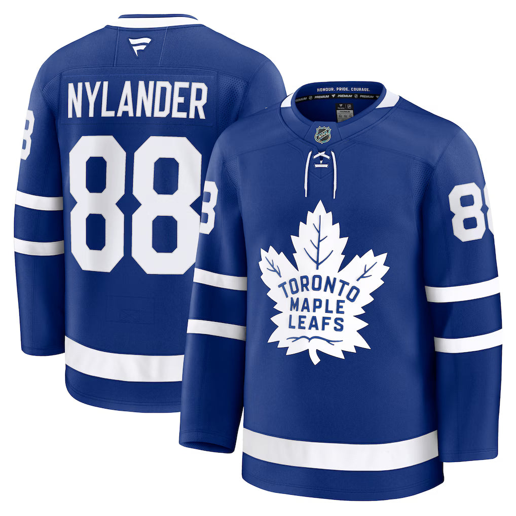 WILLIAM NYLANDER TORONTO MAPLE LEAFS FANATICS HOME PREMIUM PLAYER JERSEY - BLUE