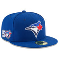 TORONTO BLUE JAYS NEW ERA 59FIFTY 50th ANNIVERSARY SIDE PATCH GAME HAT