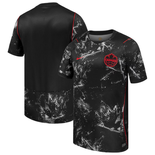 2026 WORLD CUP CANADA SOCCER MEN'S NIKE AWAY STADIUM REPLICA JERSEY - BLACK