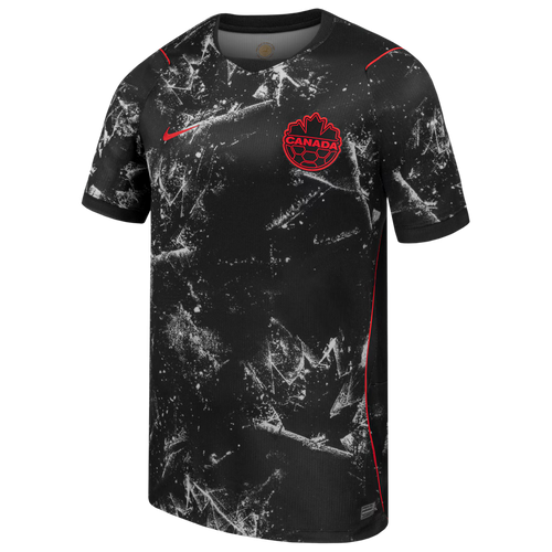 2026 World Cup Canada Soccer Women's Nike Away Stadium Replica Jersey - Black