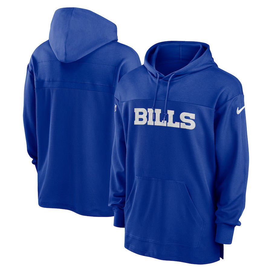 Buffalo Bills Nike 2023 Sideline Lightweight Performance Hooded Top - Royal