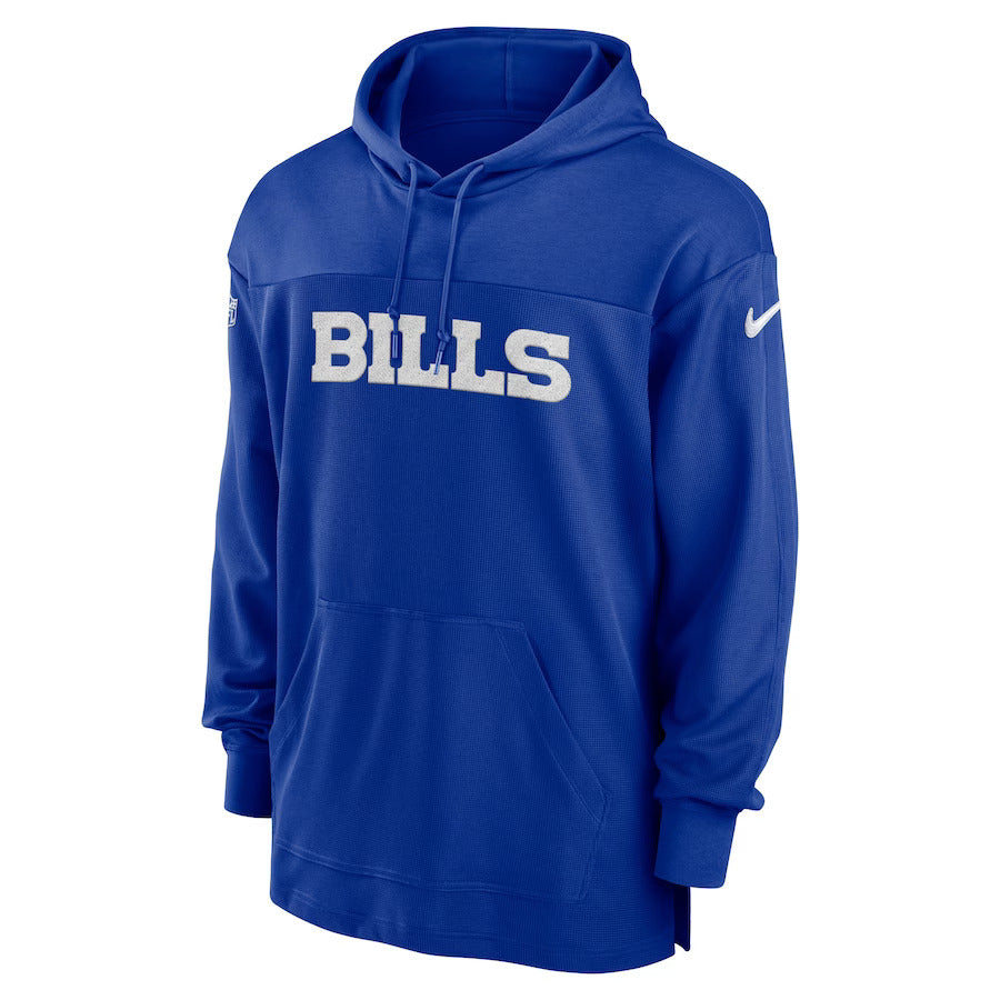 Buffalo Bills Nike 2023 Sideline Lightweight Performance Hooded Top - Royal