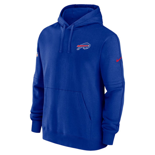 Buffalo Bills Nike Sideline Club Pullover Hoodie - Royal