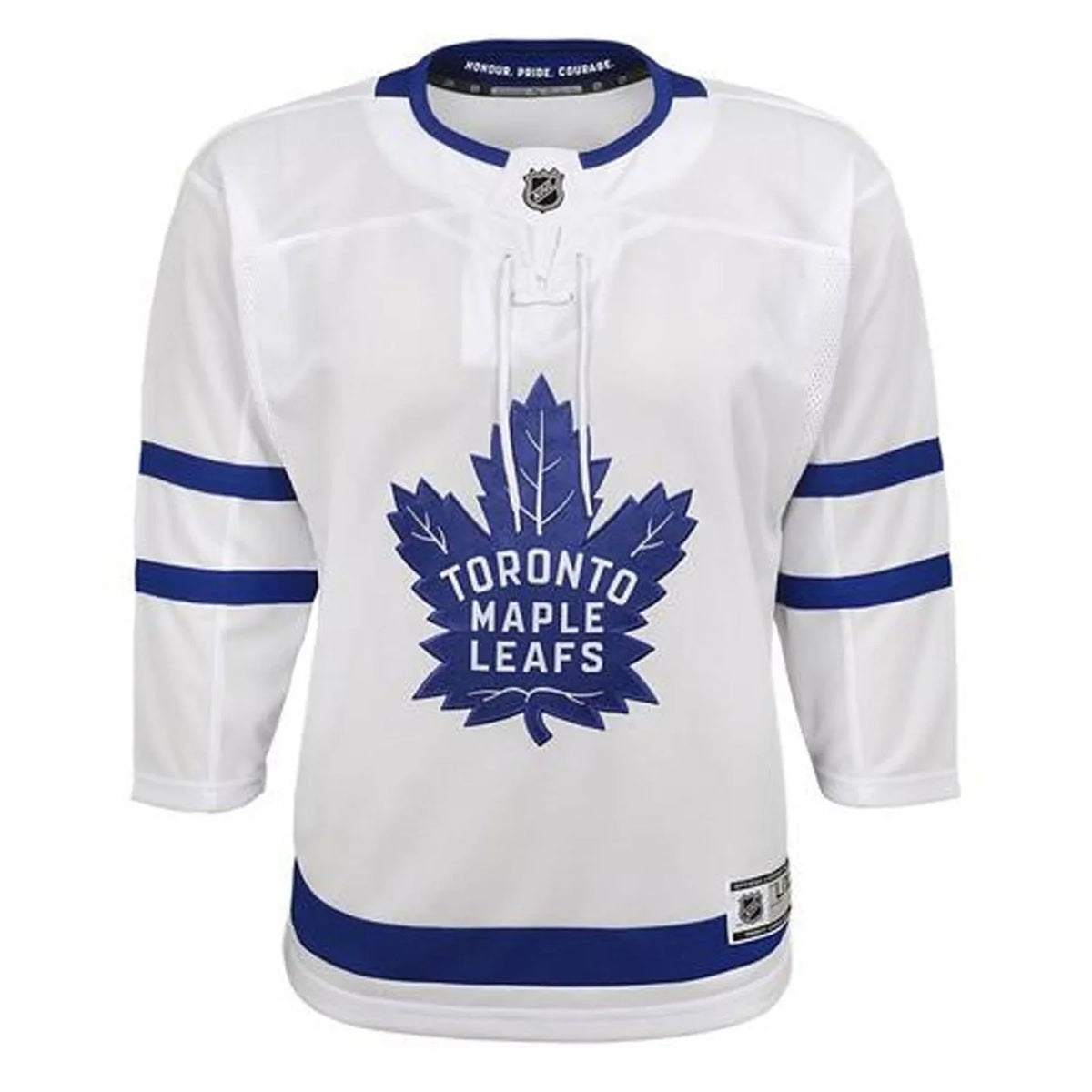 TORONTO MAPLE LEAFS YOUTH BLANK AWAY JERSEY - WHITE