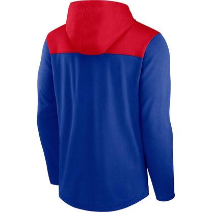 Buffalo Bills Nike Athletic Lockup Pullover Hoodie - Royal/Red