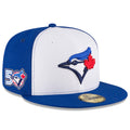 TORONTO BLUE JAYS NEW ERA 59FIFTY 50th ANNIVERSARY SIDE PATCH ALT3 HAT