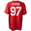 Youth Hockey Canada Connor McDavid 2026 Olympic Replica Unisex Red T-Shirt