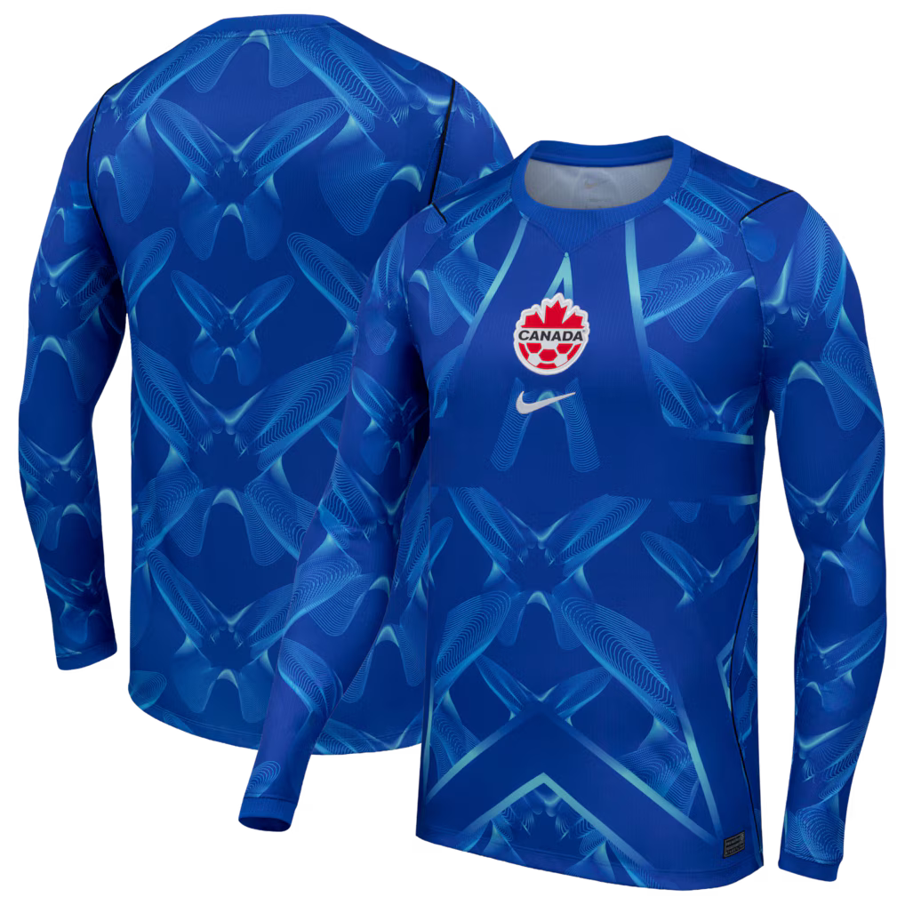 2026 WORLD CUP CANADA SOCCER UNISEX NIKE GOALKEEPER STADIUM REPLICA JERSEY - LYON BLUE